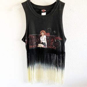 Harley Davidson Fringe Custom Tank Shirt